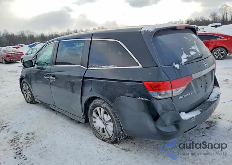2014 Honda Odyssey Ex from USA, damaged, VIN 5FNRL5H4XEB040694